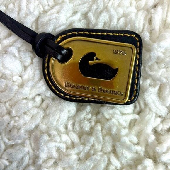 Dooney & Bourke Leather Drawstring Tie Bucket Bag w/ Attached Coin Purse - Picture 7 of 15